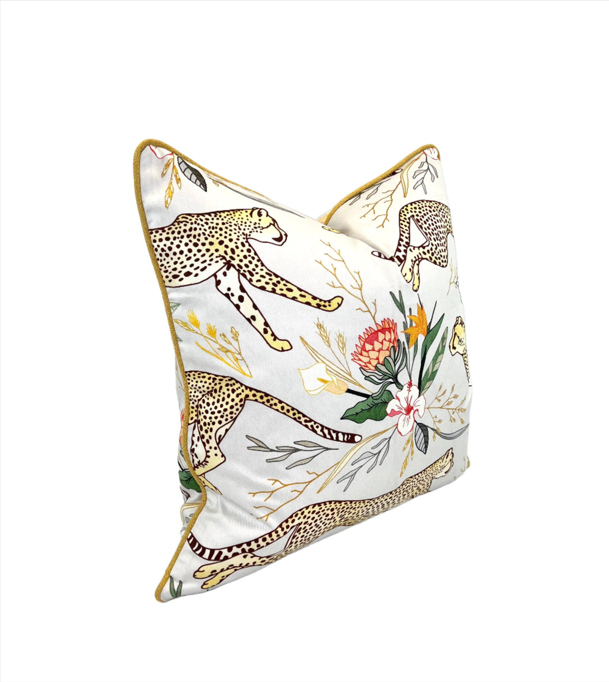 Decorative Pillow Cover in Cheetah Boundless Safari Print