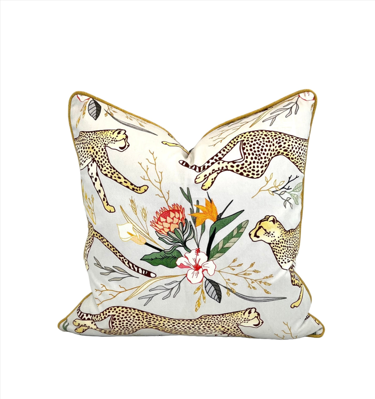 Decorative Pillow Cover in Cheetah Boundless Safari Print