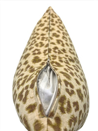 Decorative Pillow Cover in Faux Leopard Skin in Avocoda