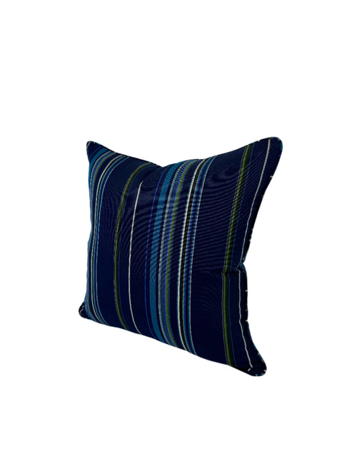 New Outdoor Inserts! Sunbrella Elements Upholstery 54" Stanton Lagoon 58001-0000 in a Decorative Outdoor Pillow or Bolster