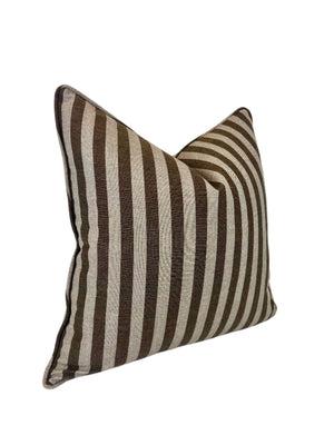 Sunbrella Perspectives Upholstery 54" Sail Away Java 40606-0004 in a Decorative Pillow Cover