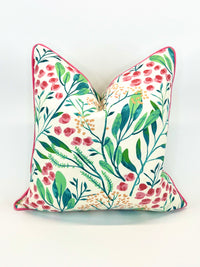Gould Multi Pink Outdoor Decorative Pillow Cover (Limited Fabric Left) Order Now