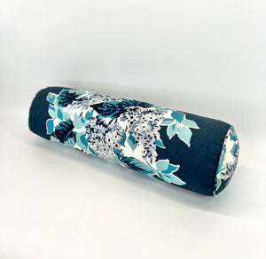 Bolster in Madcap Cottage Windy Corner Indigo Fabric - Includes Insert