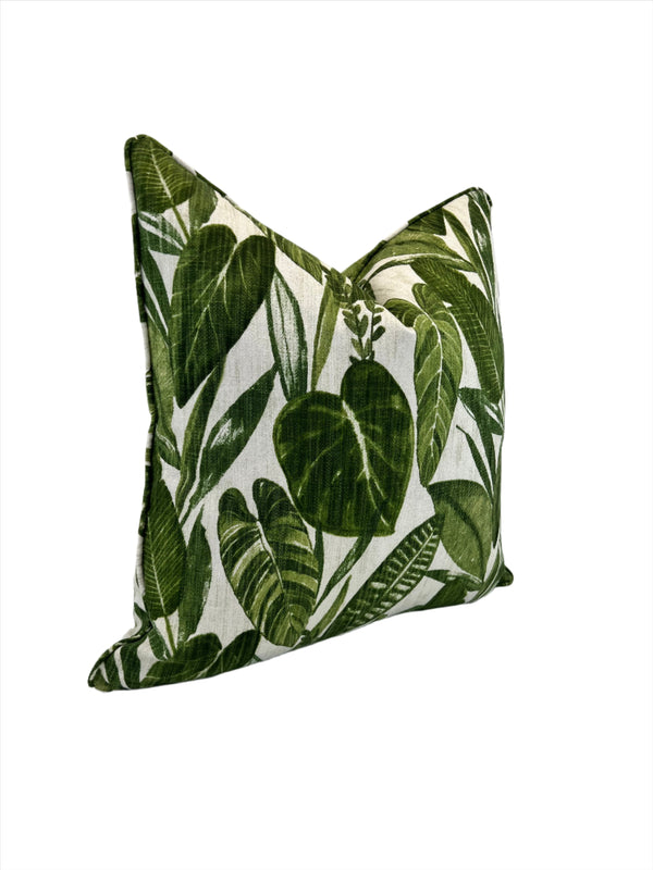 Outdoor Decorative Pillow in Mindora Green Palms