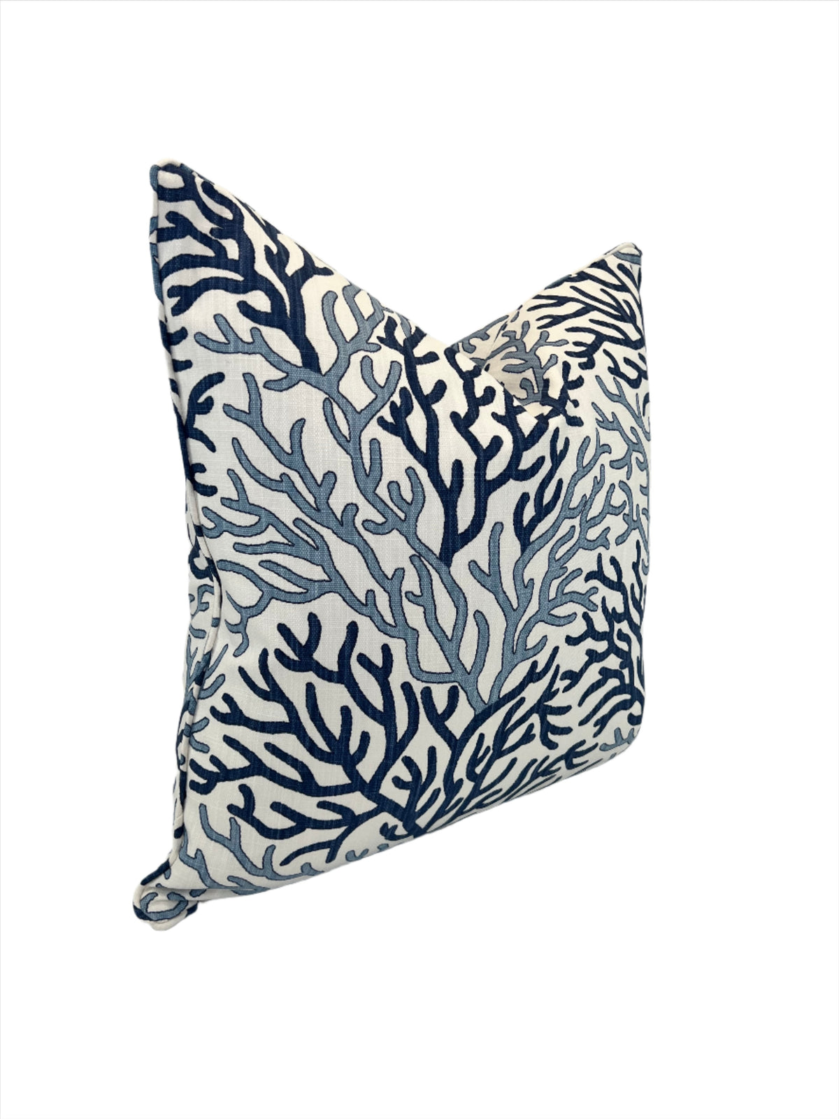 Blue Coral Palace Decorative Pillow in S.L. Fabrics