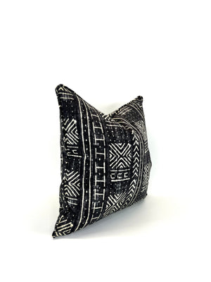 Genevieve Gorder Mali Mud Cloth Inked Fabric in a Decorative Pillow