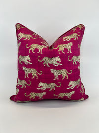 Posh Pink Cheetah Decorative Pillow