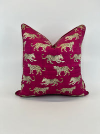 Posh Pink Cheetah Decorative Pillow