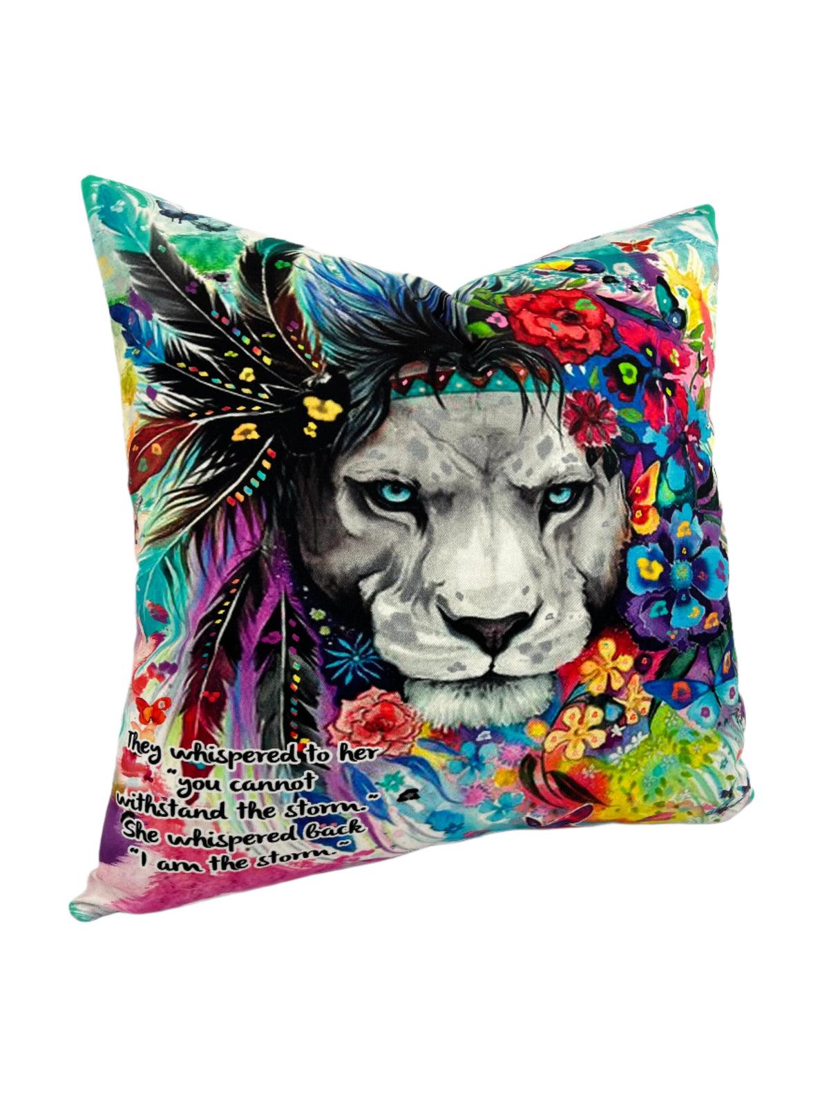 Lioness, Hear Me Roar Decorative Pillow