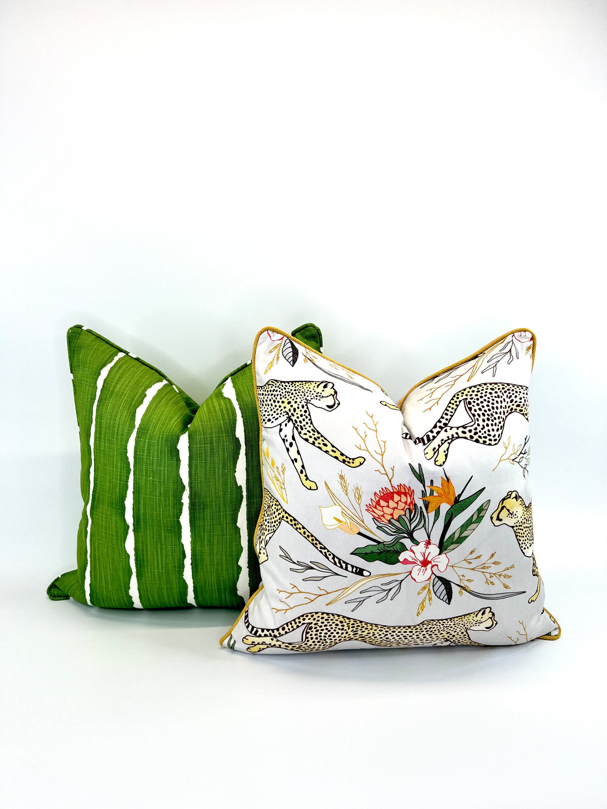 Decorative Pillow Cover in Cheetah Boundless Safari Print
