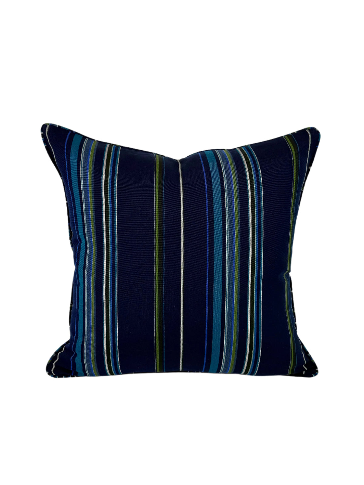 New Outdoor Inserts! Sunbrella Elements Upholstery 54" Stanton Lagoon 58001-0000 in a Decorative Outdoor Pillow or Bolster