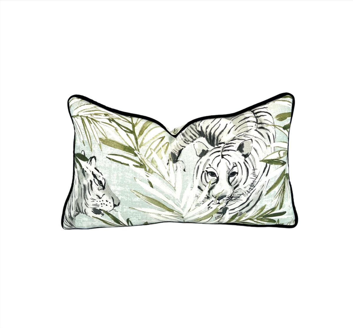 Tropical Tiger In Spa Decorative Pillow Cover