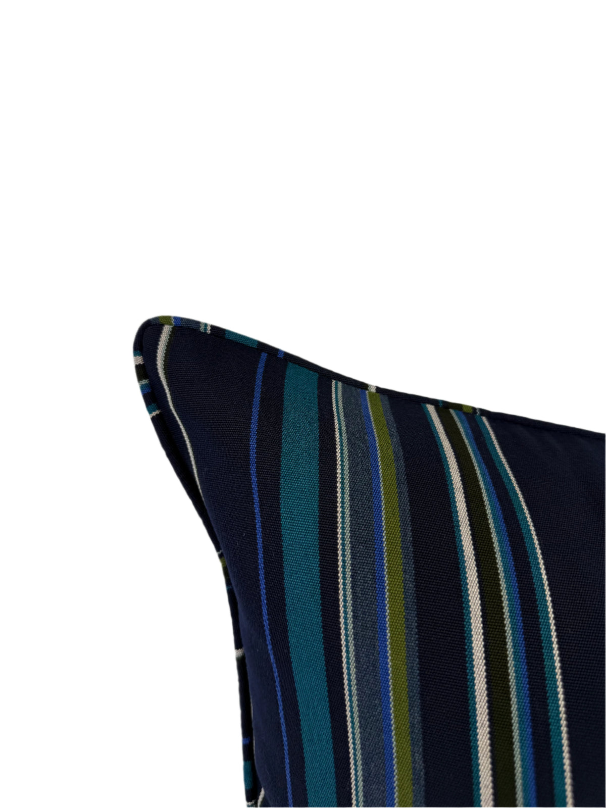 New Outdoor Inserts! Sunbrella Elements Upholstery 54" Stanton Lagoon 58001-0000 in a Decorative Outdoor Pillow or Bolster