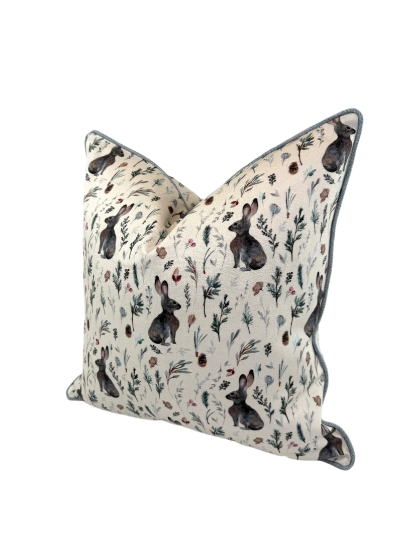 Little Spring Bunny Decorative Pillow