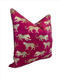 Posh Pink Cheetah Decorative Pillow