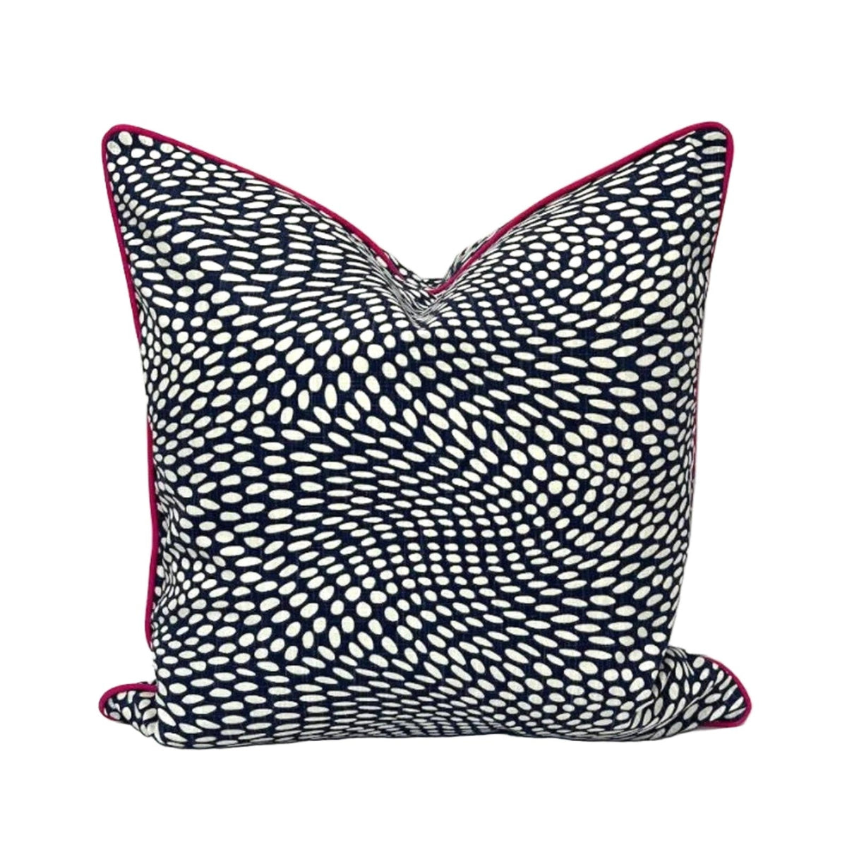 Wavy Dot Blue Scott Living Decorative Pillow Cover