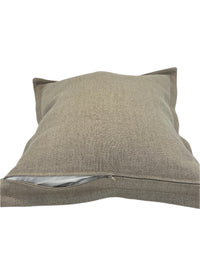 Flanged Heavyweight 100% Linen Designer Decorative Pillow