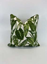 Outdoor Decorative Pillow in Mindora Green Palms