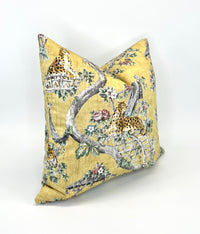 Decorative Pillow Cover in Lazy Days Cheetah in Gold