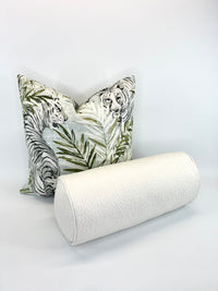 Tropical Tiger in Spa Decorative Pillow (Inserts Now Available!)