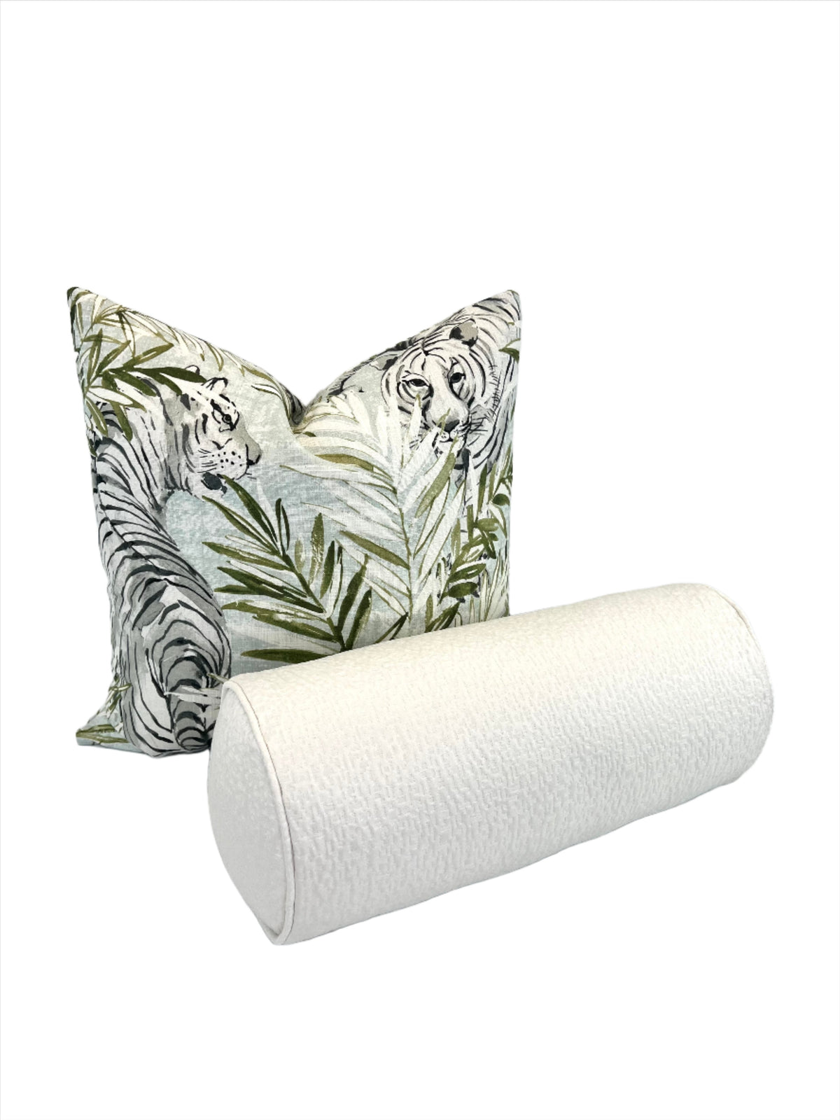 Tropical Tiger In Spa Decorative Pillow Cover