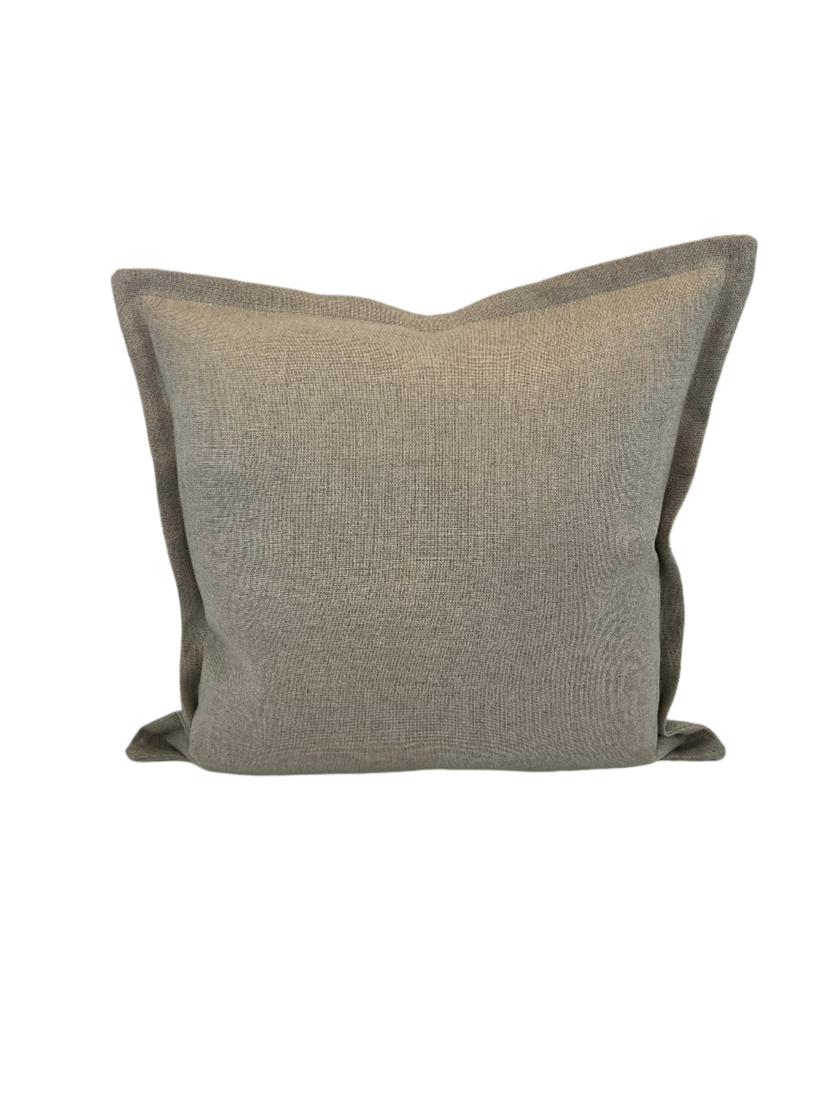 Flanged Heavyweight 100% Linen Designer Decorative Pillow