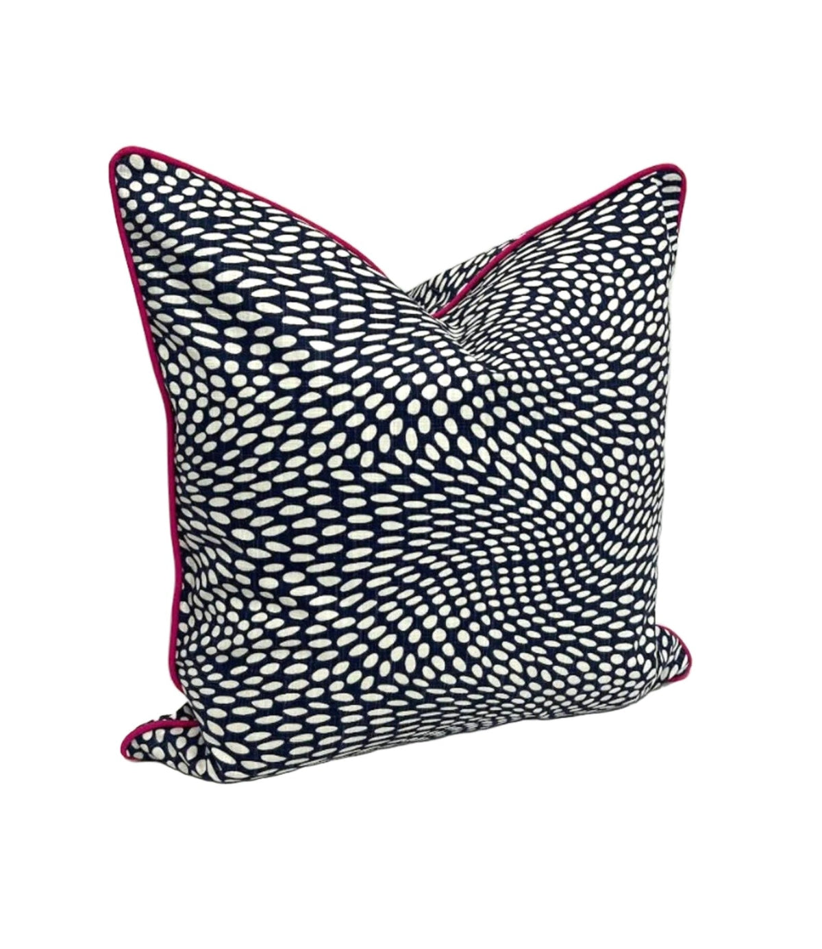 Wavy Dot Blue Scott Living Decorative Pillow Cover