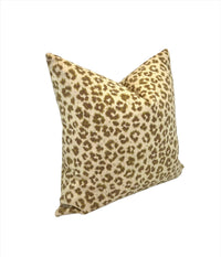 Decorative Pillow Cover in Faux Leopard Skin in Avocoda