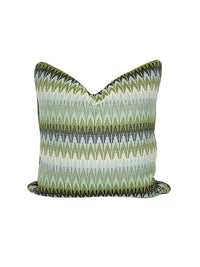 Sunbrella® Upholstery 54" Valley Herbal 146597-0005 Fabric in a Decorative Pillow or Bolster