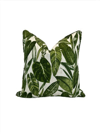 Outdoor Decorative Pillow in Mindora Green Palms