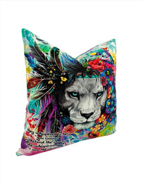 Lioness, Hear Me Roar Decorative Pillow