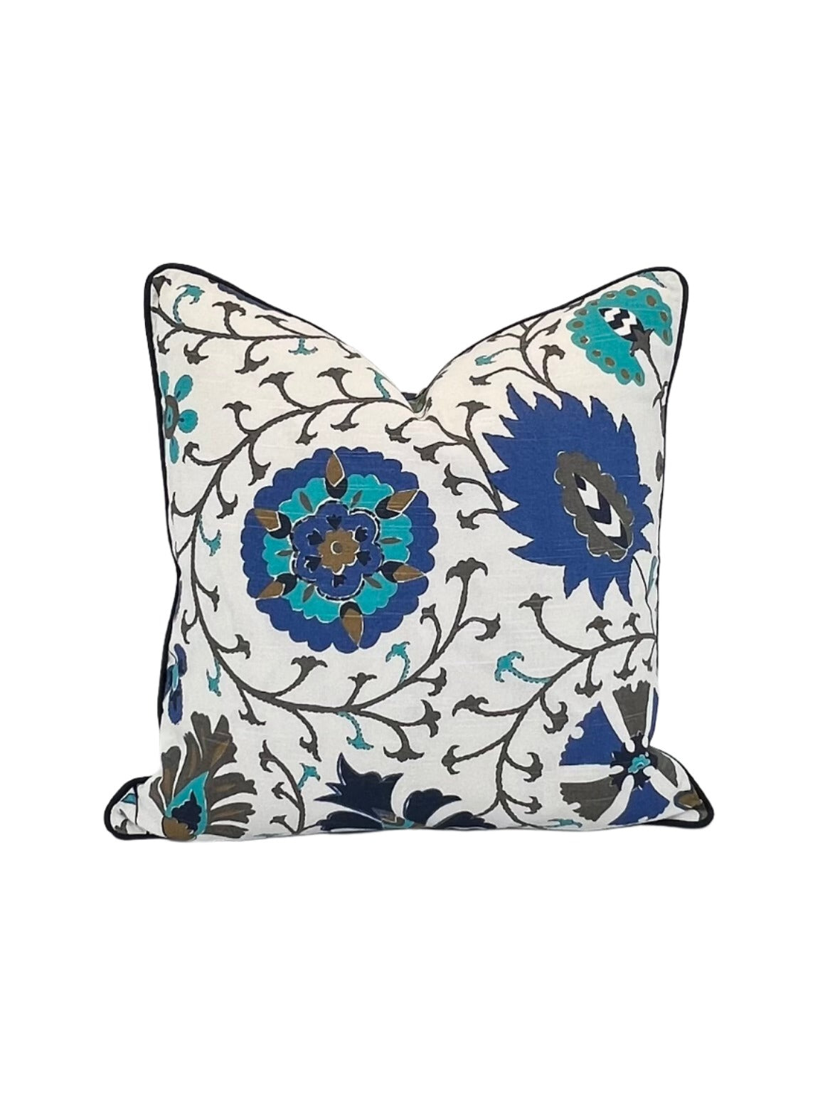 Zara Turquoise Suzanni BD Decorative Pillow Cover (Discontinued)