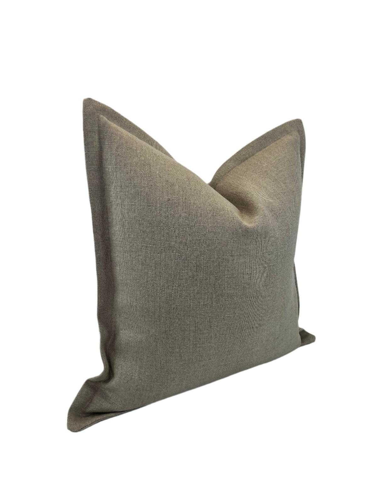 Flanged Heavyweight 100% Linen Designer Decorative Pillow