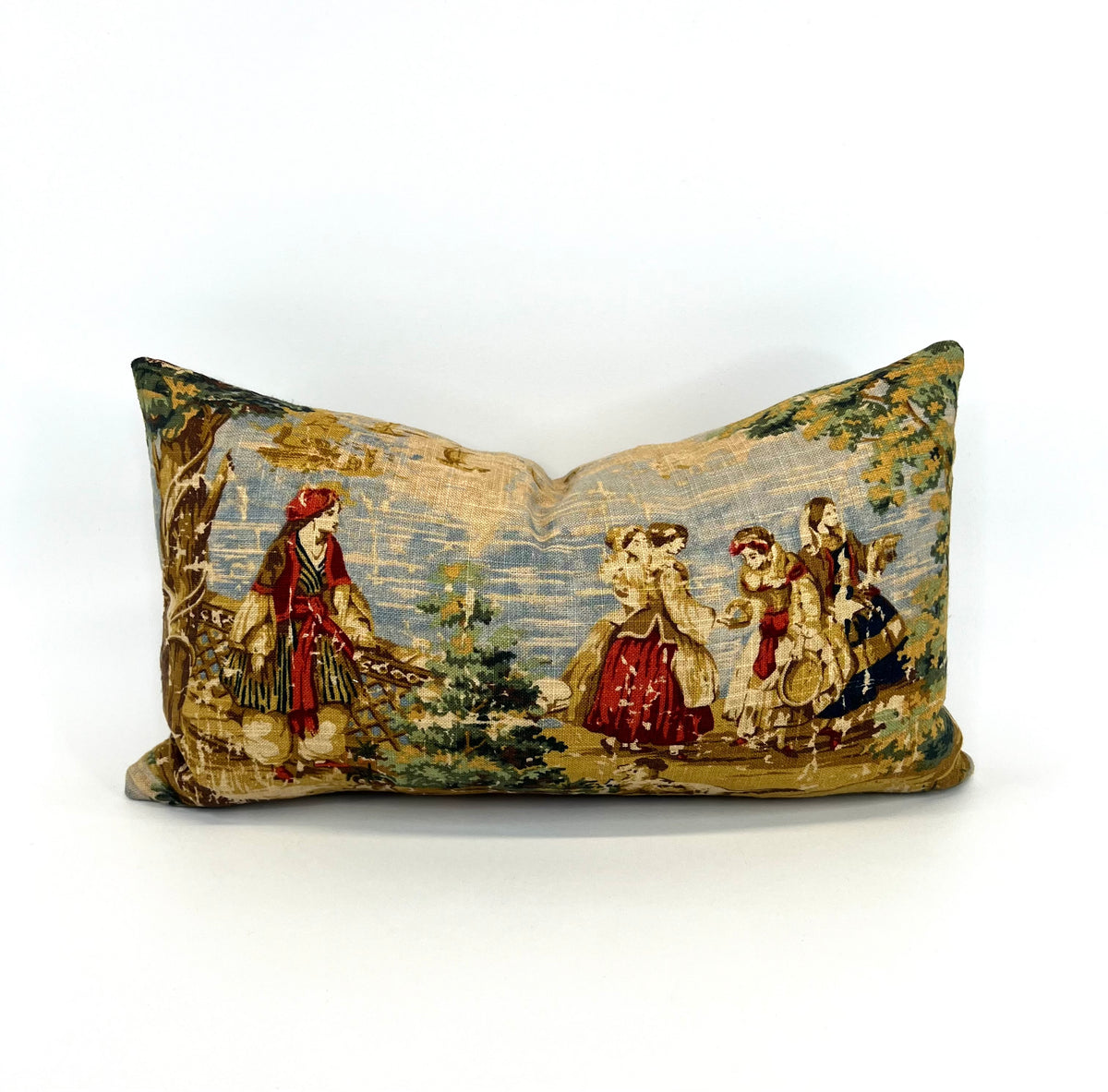 Decorative Pillow Cover in Bosprus Toile