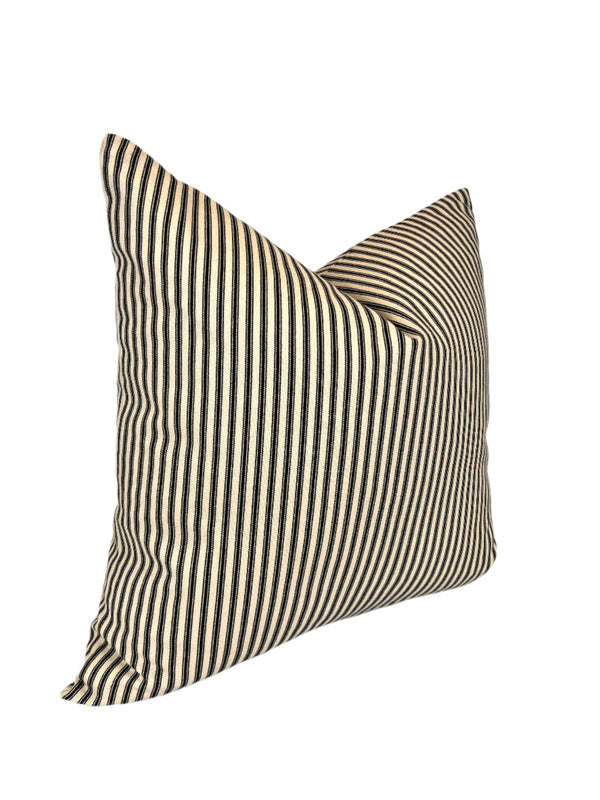 Classic Waverly Ticking Decorative Pillow