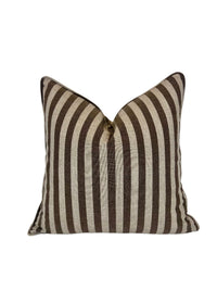 Sunbrella Striped Decorative Pillow Cover in Sail Away Java 40606-0004