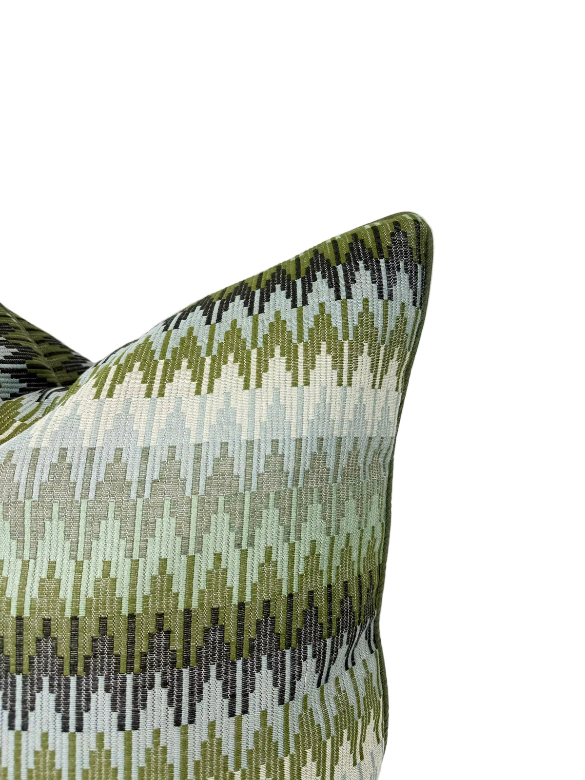 Sunbrella® Upholstery 54" Valley Herbal 146597-0005 Fabric in a Decorative Pillow or Bolster