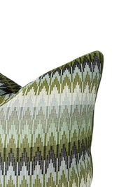 Sunbrella® Upholstery 54" Valley Herbal 146597-0005 Fabric in a Decorative Pillow or Bolster