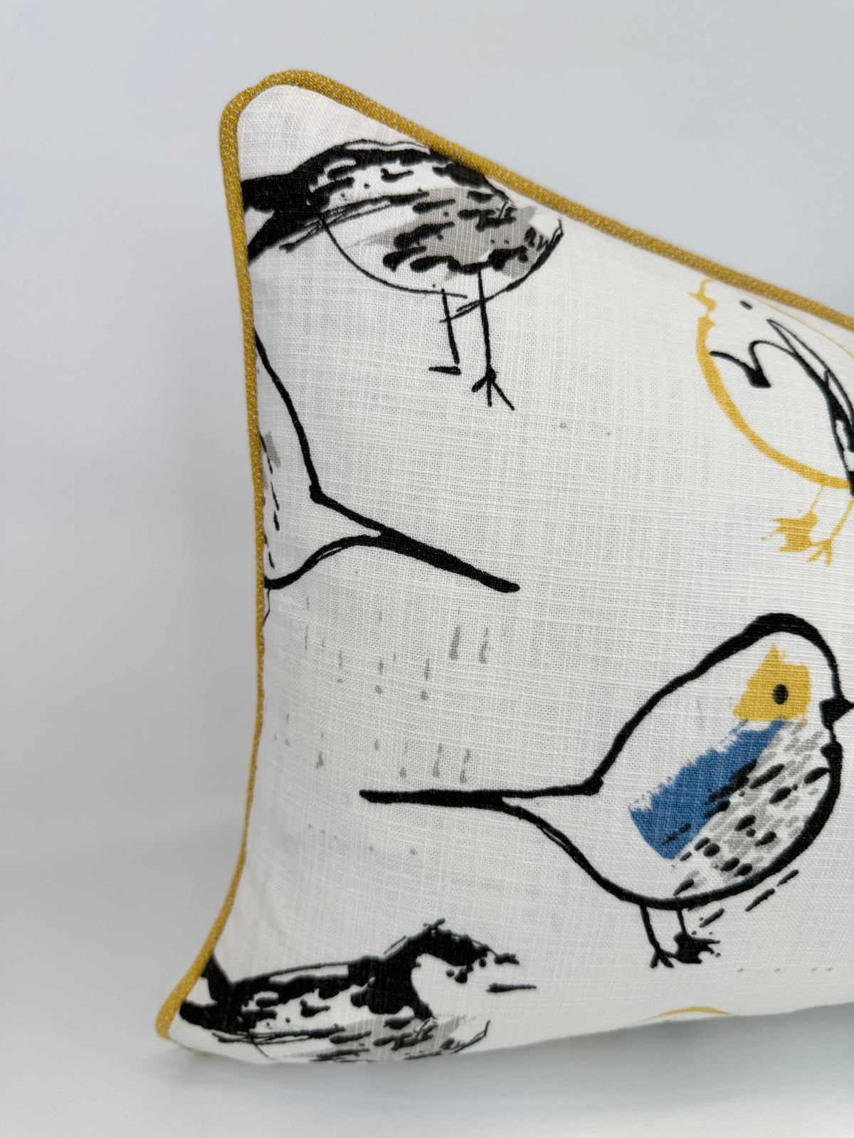 Spring Birds Decorative Pillow or Bolster