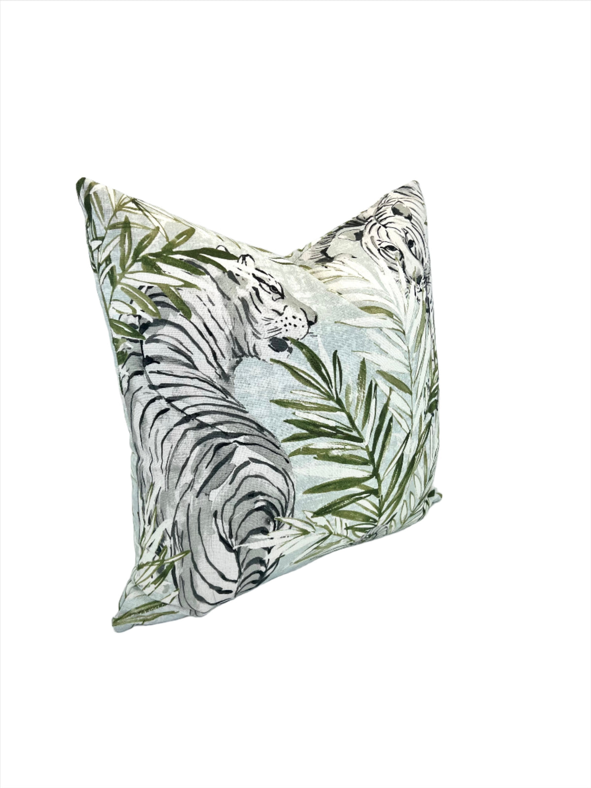 Tropical Tiger In Spa Decorative Pillow Cover
