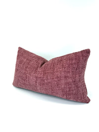 Dusty Pink P/Kaufmann Amethyst Chenille Decorative Pillow or Bolster (Discontinued fabric, Limited Quantity)