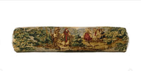 Bolster in Bosporus Toile Billard 128 or Flax Distressed Toile Fabric | Includes Premium Insert