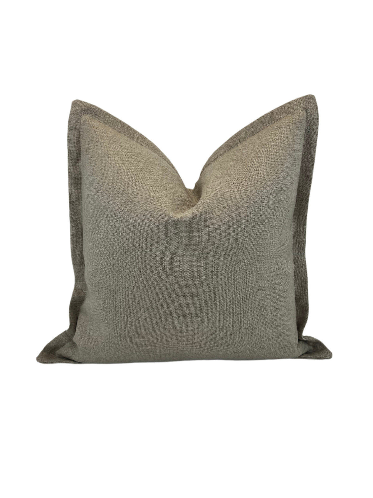 Flanged Heavyweight 100% Linen Designer Decorative Pillow