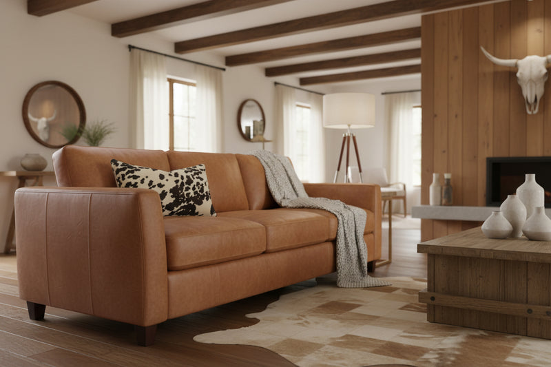 Dark Brown & Ivory Faux Cowhide Print Pillow Cover | Luxury Designer Throw Pillow or Bolster | Handmade in the USA