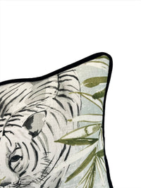 Tropical Tiger In Spa Decorative Pillow Cover