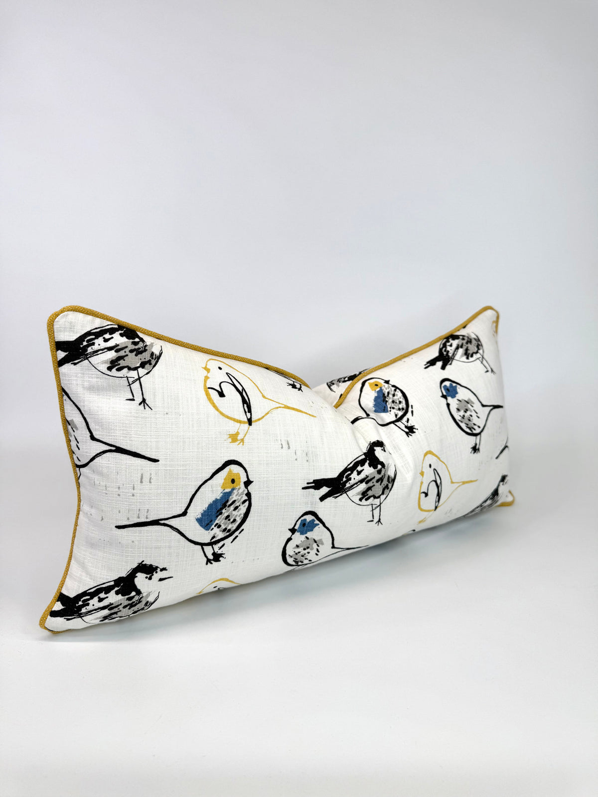 Spring Birds Decorative Pillow or Bolster