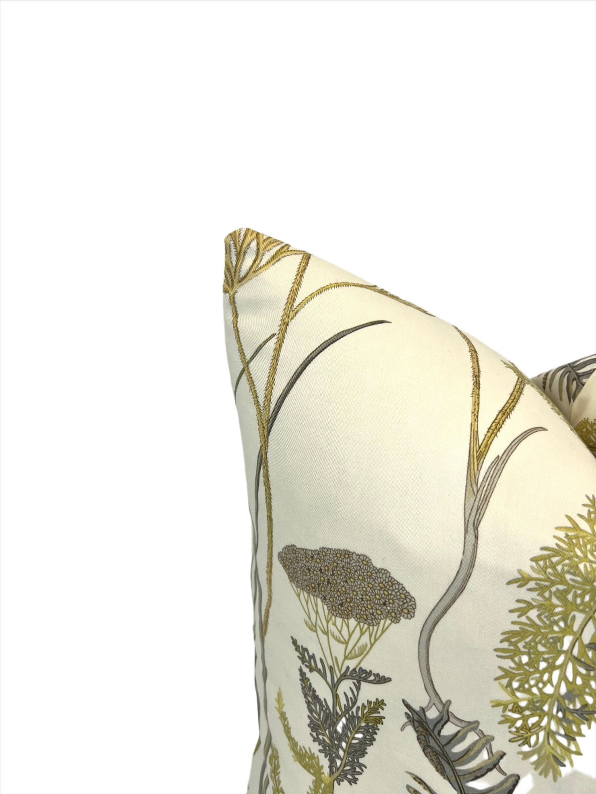 Breamore Botanical Fern Everglades Fabric by Lydia Irwin a Decorative Pillow (1 Available)