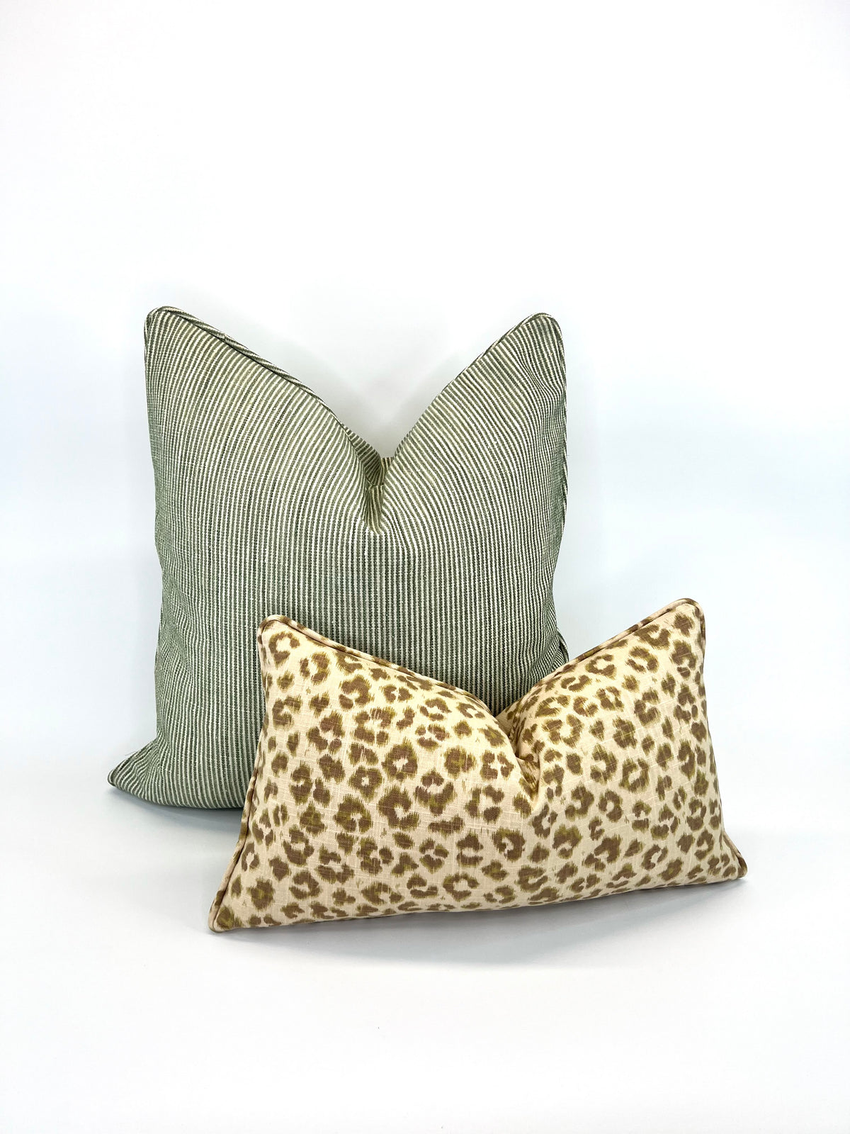 Decorative Pillow Cover in Bottom Line Devon Green