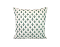 Little Spruce Leaf Medallion Fabric in a Decorative Pillow or Bolster