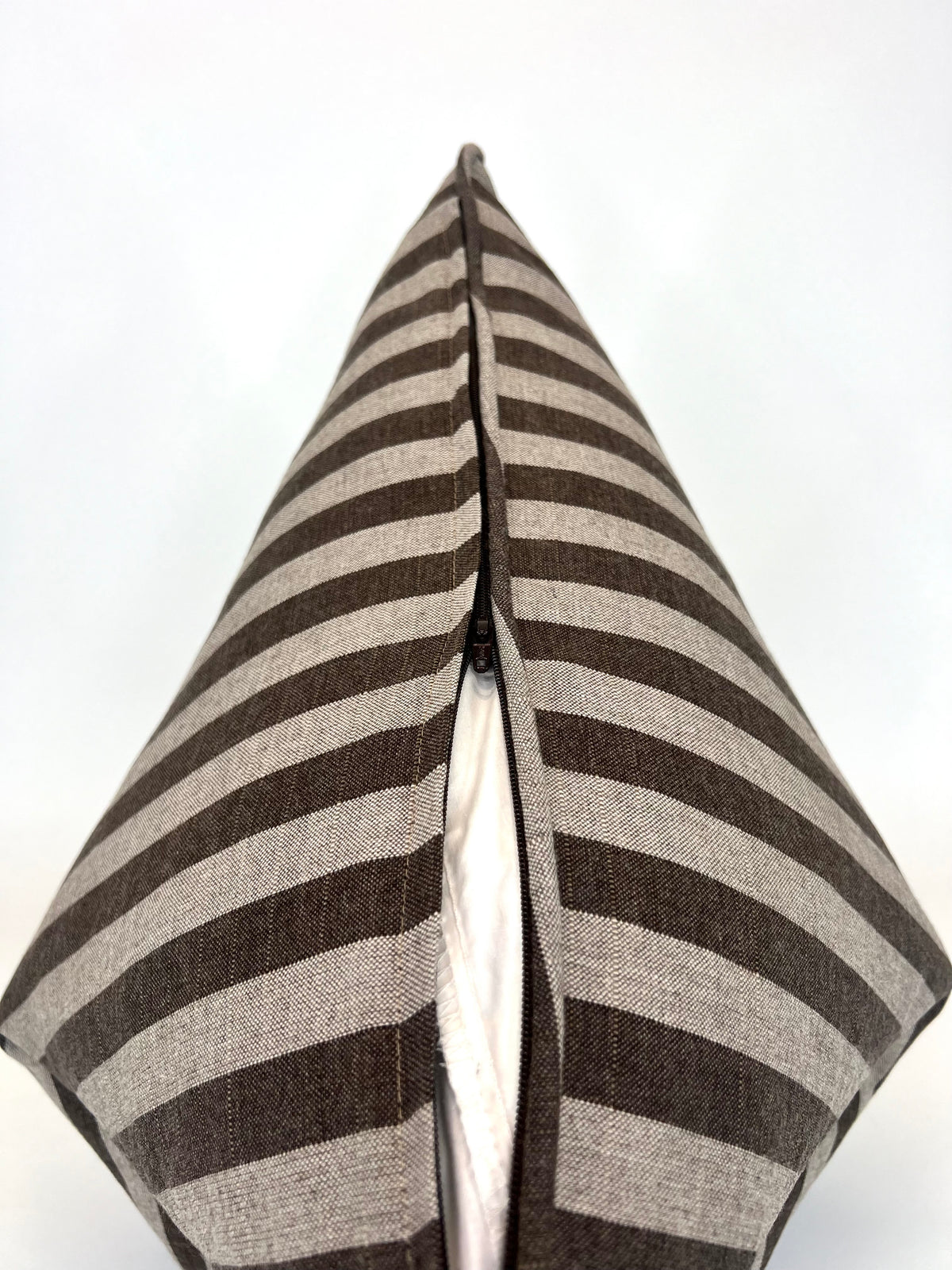 Sunbrella Striped Decorative Pillow Cover in Sail Away Java 40606-0004